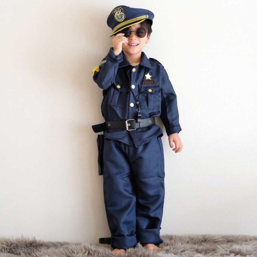 本格9点フルセット】ポリス コスプレ 子供 キッズ 男の子 警察官 警察