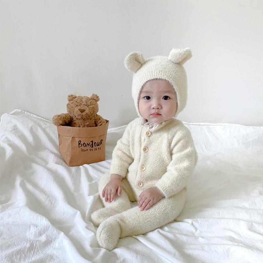familia クマデザイン ベビー服セット 着ぐるみ クマ ベビー 赤ちゃん ロンパース くま かわいい パジャマ