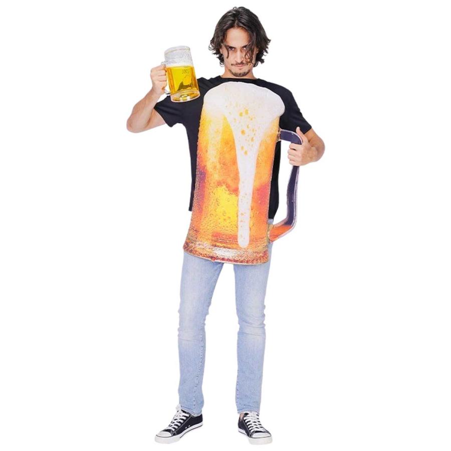 ビールジョッキ 生中 おもしろ 仮装 コスチューム コスプレ お笑い 爆笑 ハロウィン BEER COSTUME おもしろ コスプレ 面白い コスチューム ハロウィン ビール ドリンク