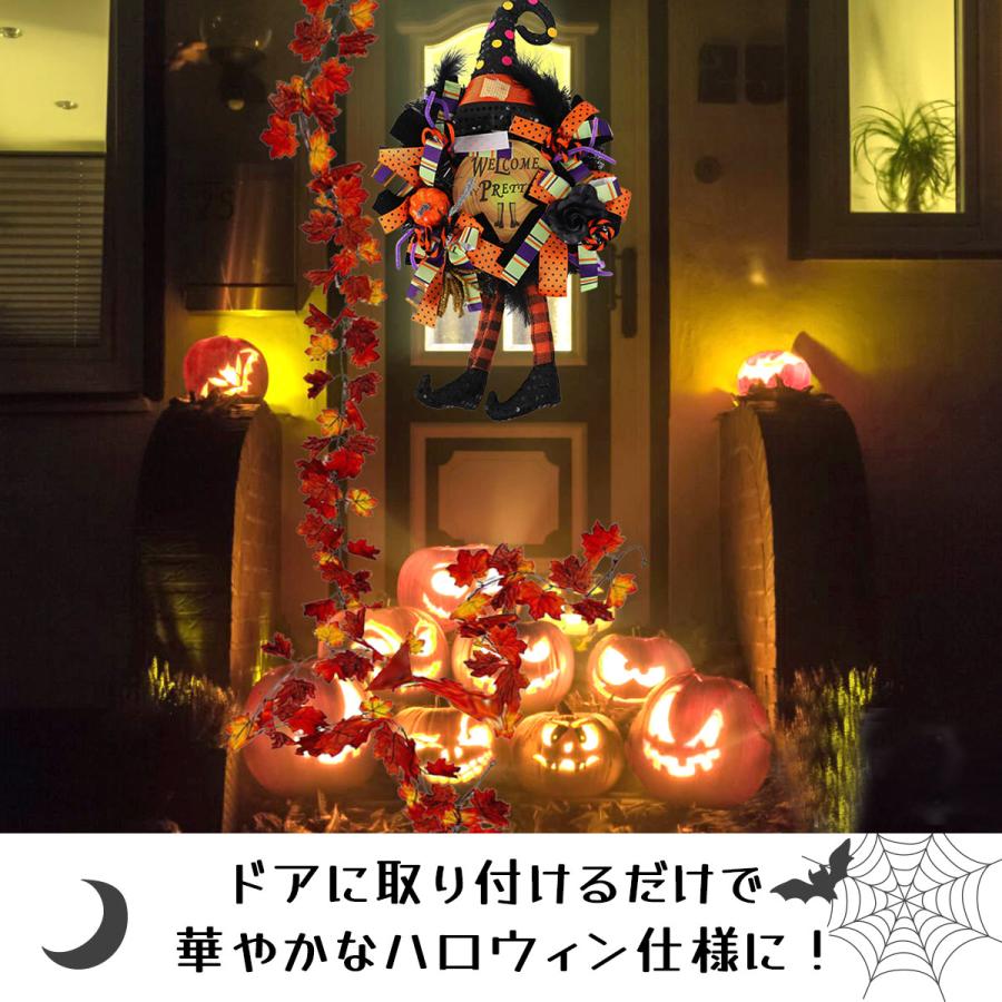 ハロウィン リース 玄関 飾り 吊り下げ 飾り付 ハロウィーン 装飾
