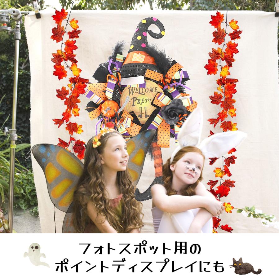 ハロウィン リース 玄関 飾り 吊り下げ 飾り付 ハロウィーン 装飾