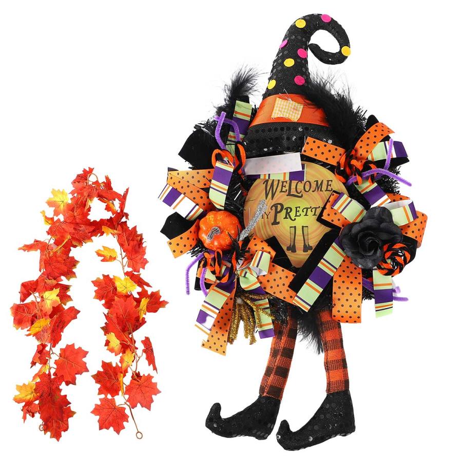 ハロウィン リース 玄関 飾り 吊り下げ 飾り付 ハロウィーン 装飾