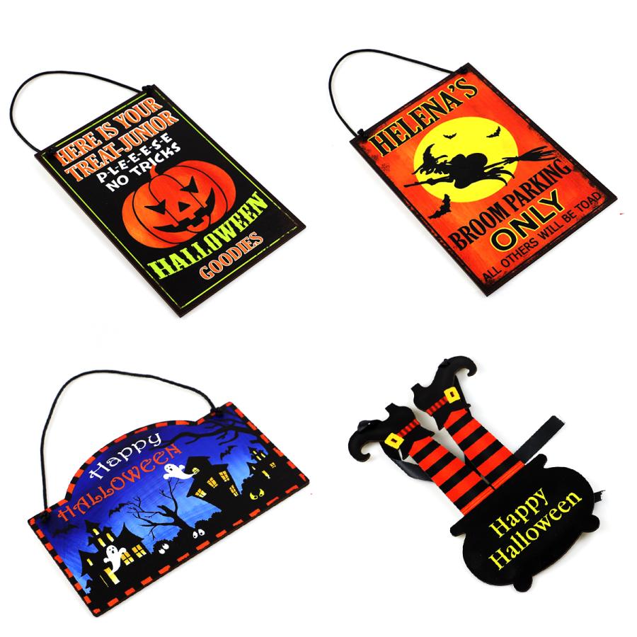 ハロウィンの吊るし飾り４点 4点セット】ハロウィン 飾り ハロウィーン 吊り下げ 装飾 玄関