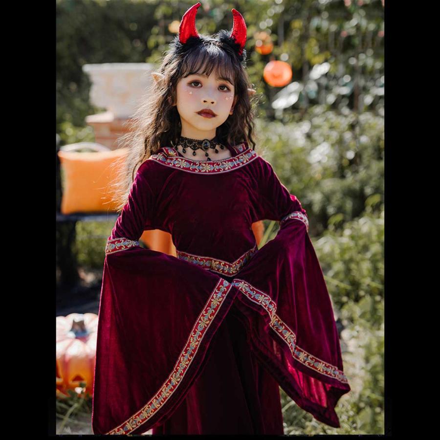 小悪魔カチューシャセット】魔女 コスプレ 女の子 ハロウィン 衣装