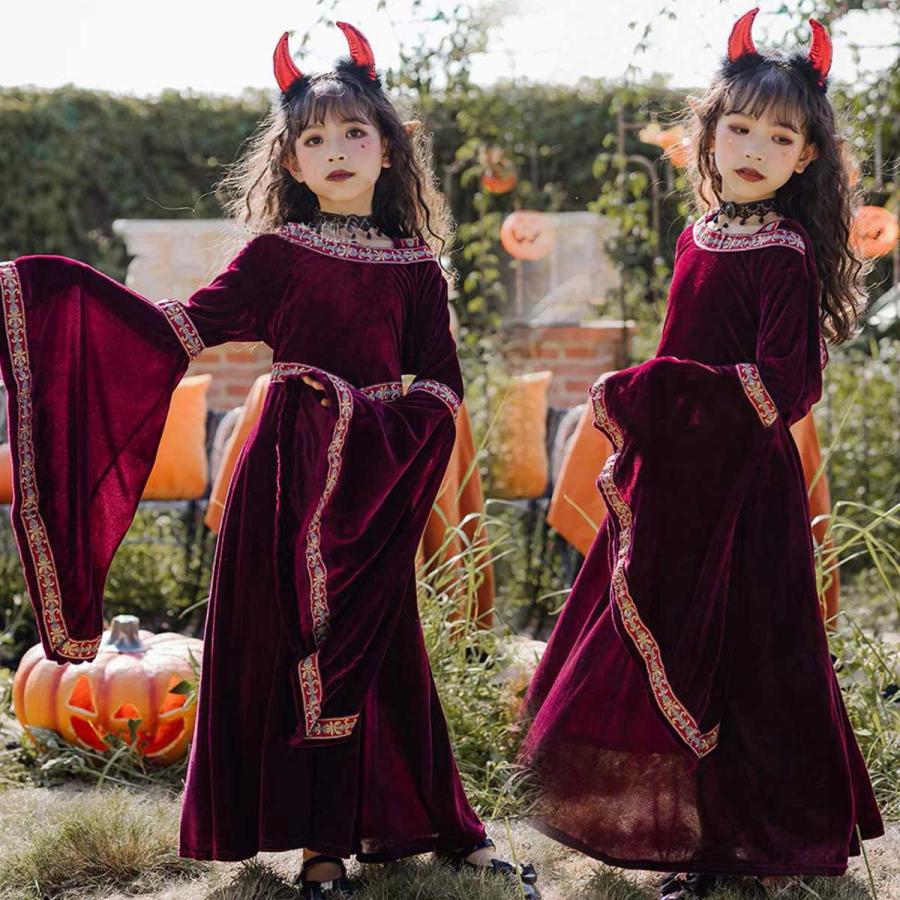 小悪魔カチューシャセット】魔女 コスプレ 女の子 ハロウィン 衣装