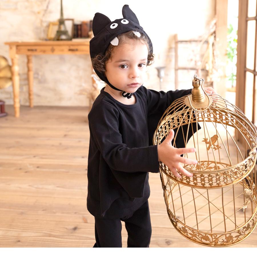 ハロウィン 衣装 ベビー コウモリ ロンパース 赤ちゃん カバーオール