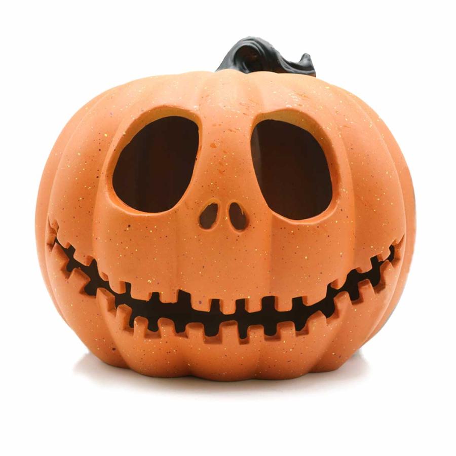 アメリカ購入2点セット】光る！特大カボチャ置物1m ＆ ハロウィン玄関