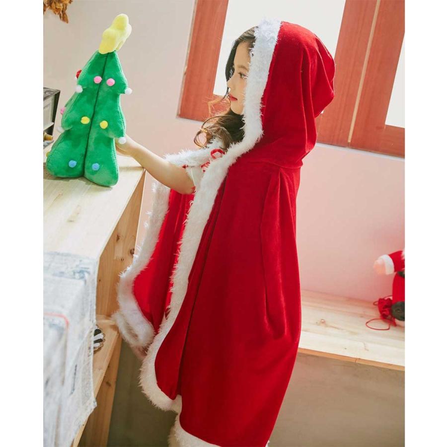 サンタクロース ローブ 女の子 サンタ 衣装 子供 クリスマス