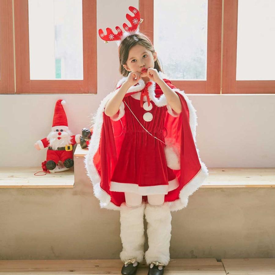 サンタクロース ローブ 女の子 サンタ 衣装 子供 クリスマス
