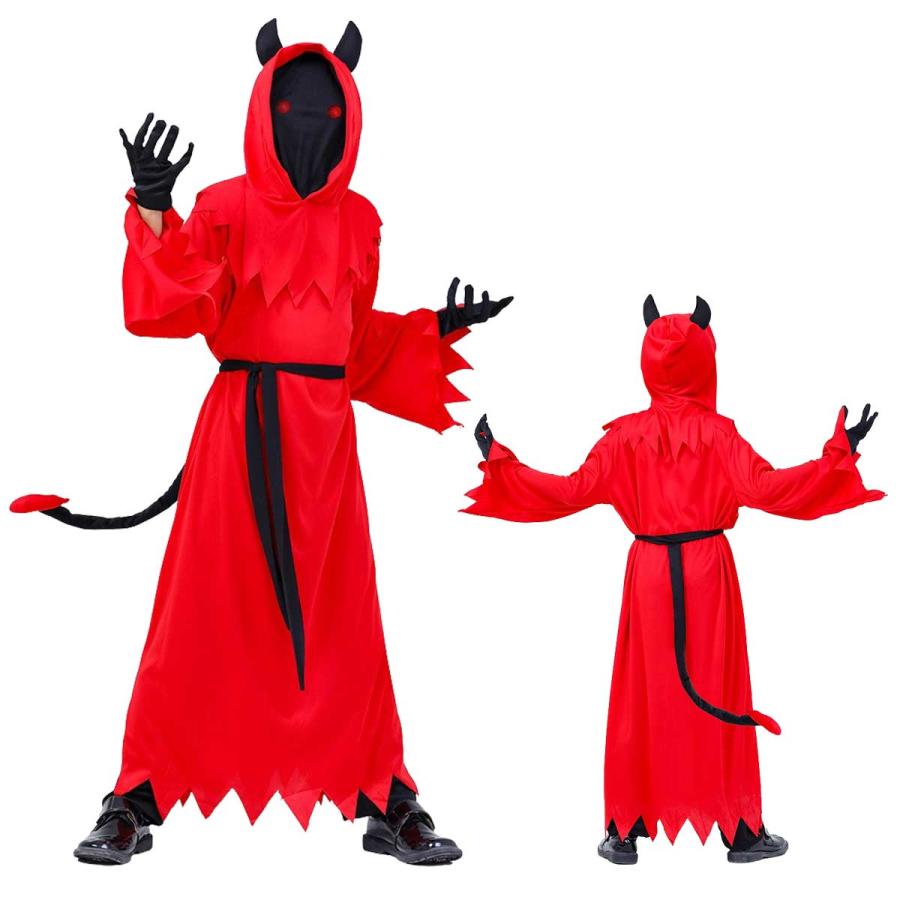 ハロウィン 死神 コスプレ 子供 悪魔 デビル 衣装 男の子 お化け 仮装