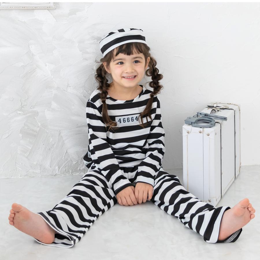 手錠セット】ハロウィン 衣装 子供 男の子 女の子 囚人 囚人服