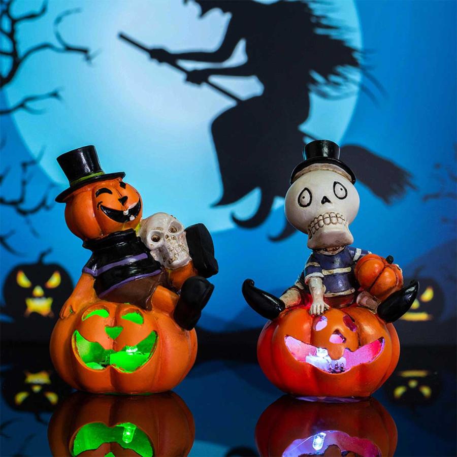 かぼちゃの置物 楽天市場】ハロウィン カボチャ 置物 ハロウィン飾り 7PCS 7個