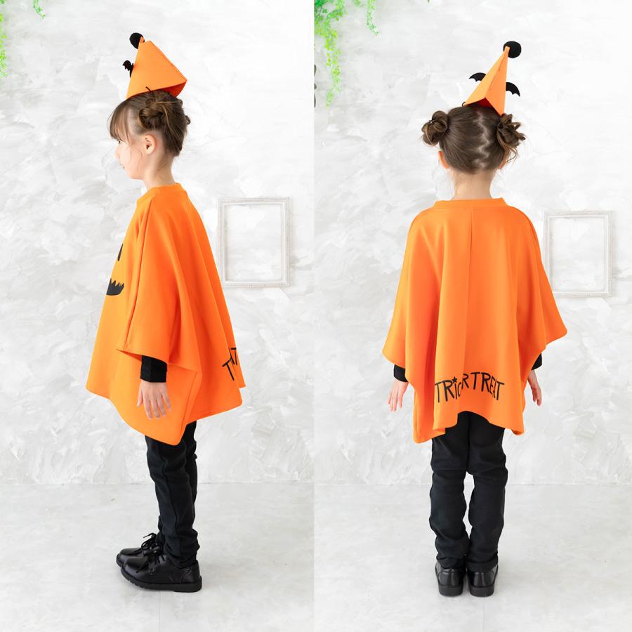 ハロウィン 衣装 子供 お化け ポンチョ コスプレ カボチャ 悪魔 キッズ