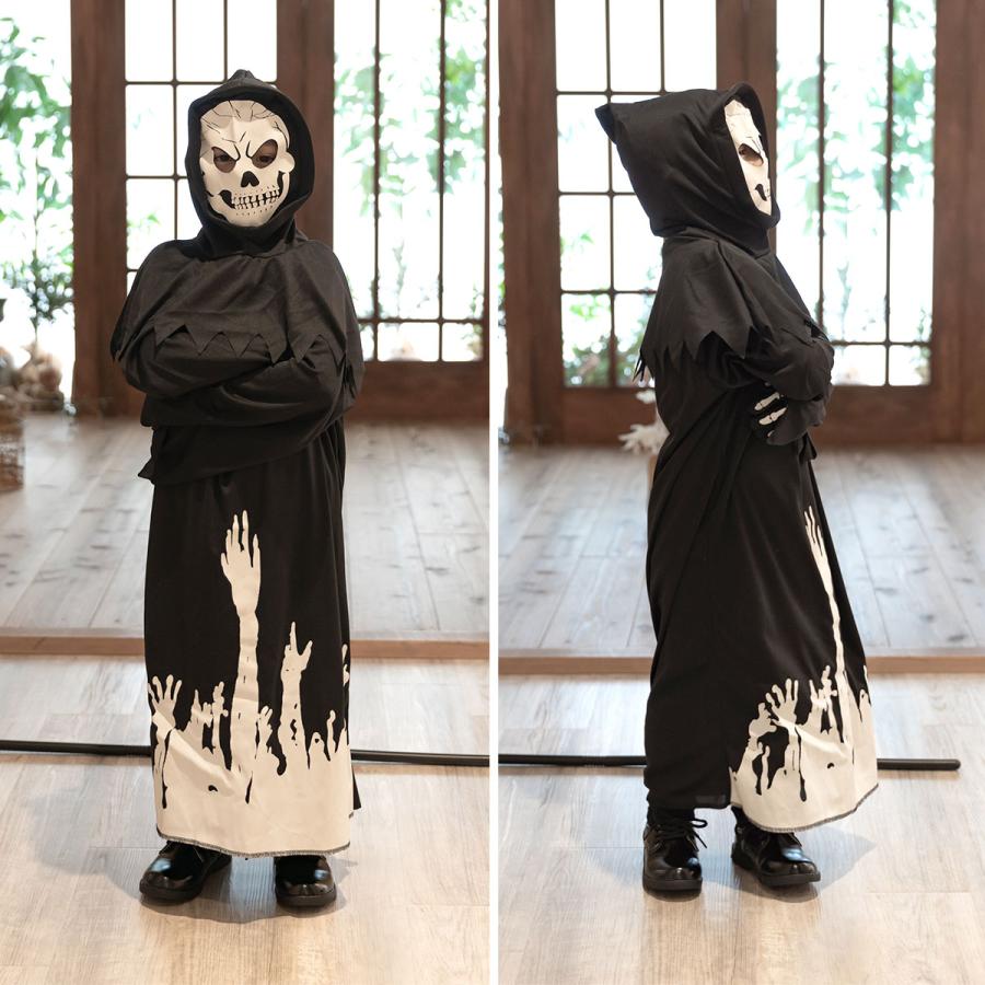 死神鎌セット】ハロウィン 衣装 子供 死神 コスプレ キッズ 悪魔 仮装