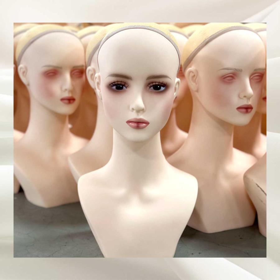 マネキンヘッド 女性 ヘッドマネキン マネキン 頭 : いいひ - 通販