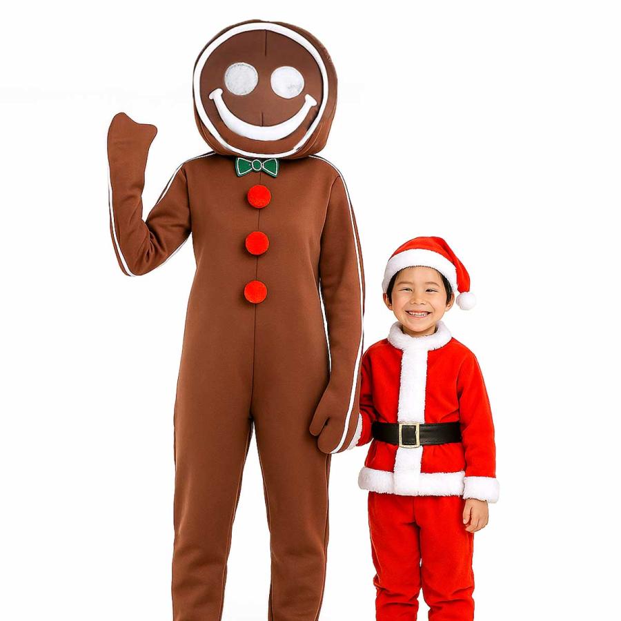 クリスマス コスプレ ジンジャーブレッドマン 着ぐるみ 衣装 仮装