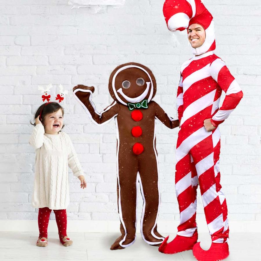 クリスマス コスプレ ジンジャーブレッドマン 着ぐるみ 衣装 仮装