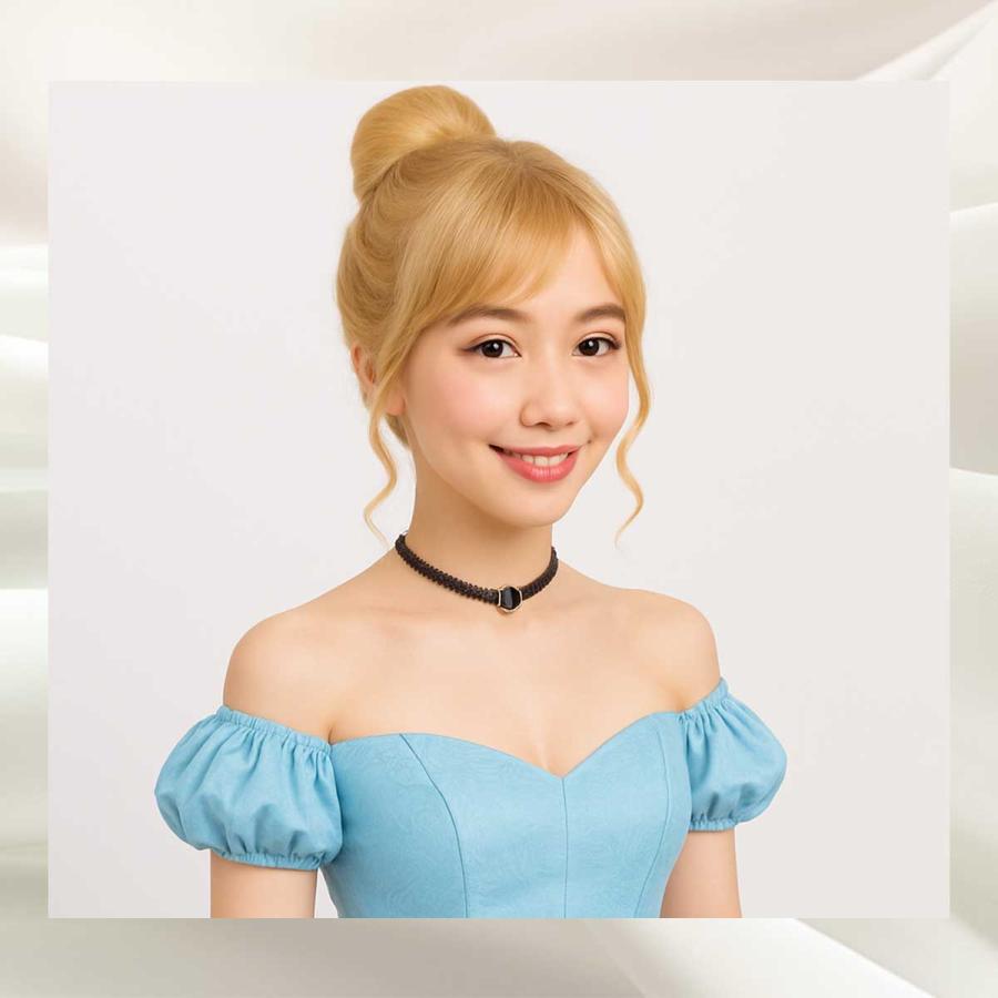 シンデレラ ウィッグ コスプレ ハロウィン かつら アップ ショート