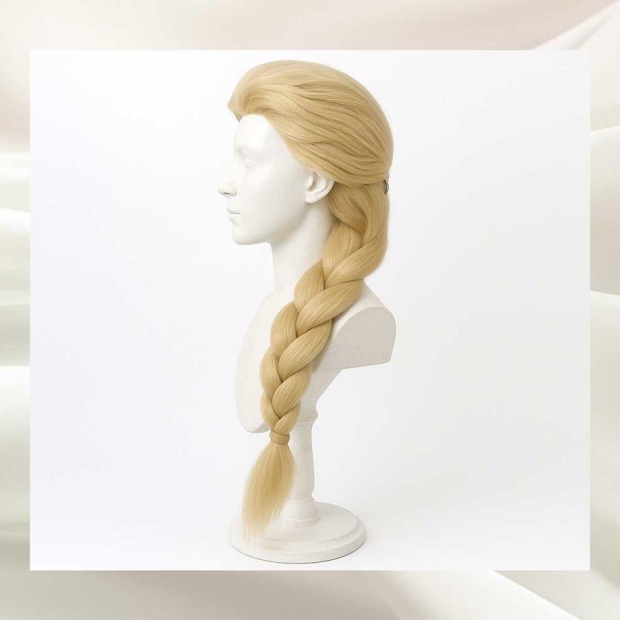 ラプンツェル ウィッグ コスプレ ハロウィン シンデレラ かつら 雪の