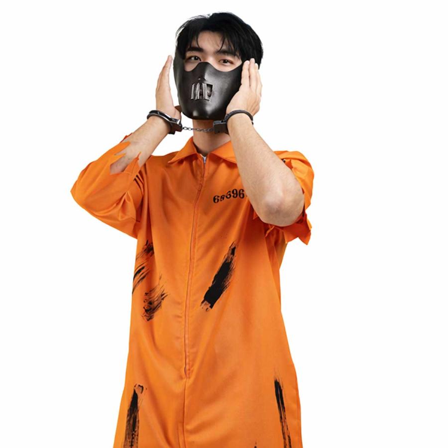 囚人服 コスプレ ハロウィン 仮装 大人 衣装 囚人 コスチューム 泥棒