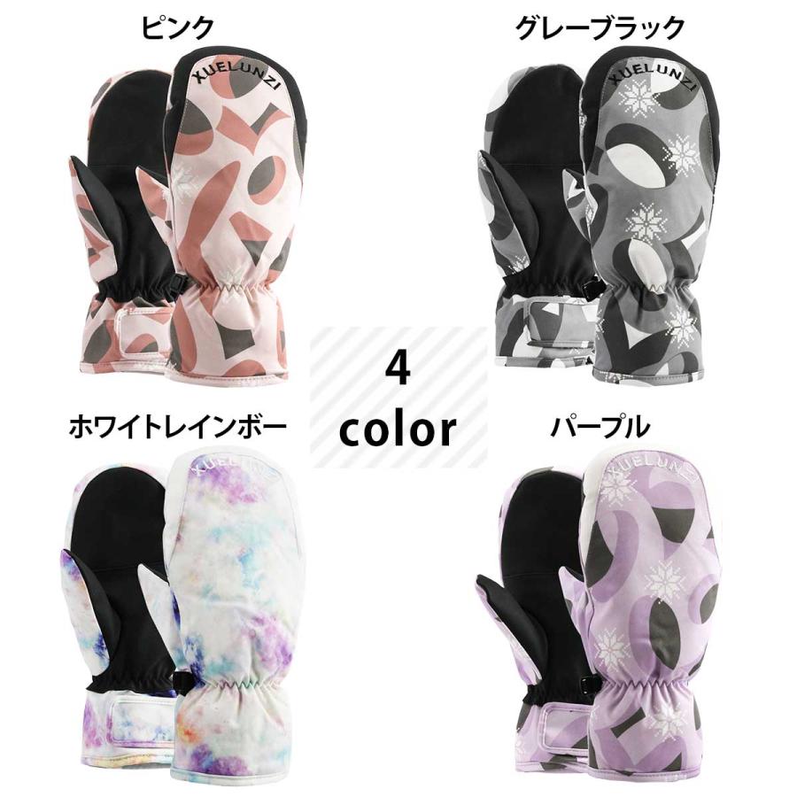 レディースM　灰　ノースフェイス　ミトングローブ手袋　スキースノーボード スノーボード スノボ グローブ レディース ミトン 手袋 スキー 厚手