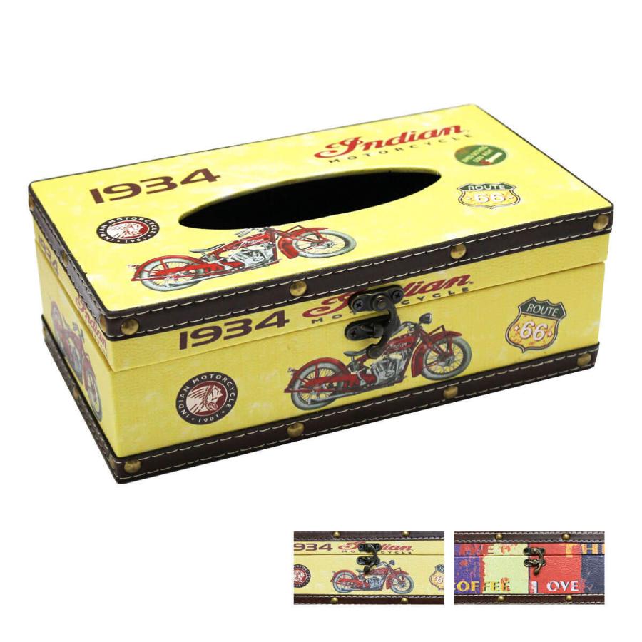 ティッシュケース アンティーク おしゃれ ティッシュボックス ふた付き 箱 ティッシュ カバー ふたつき Y334 いいひ Yahoo ショッピング店 通販 Yahoo ショッピング