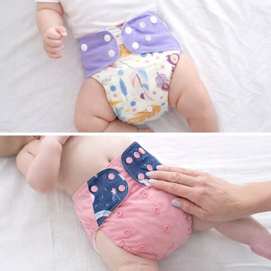 4枚セット】おむつカバー 布 ベビー オムツカバー パンツ 防水