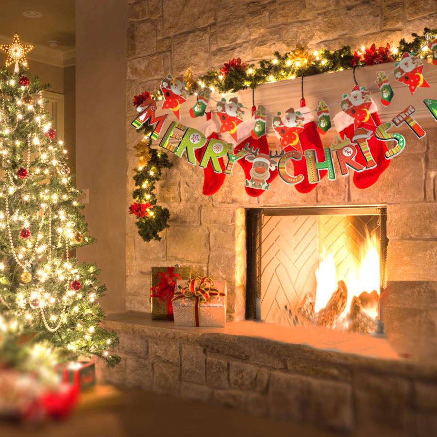 7種セット】クリスマス 飾り ガーランド christmas パーティー 部屋