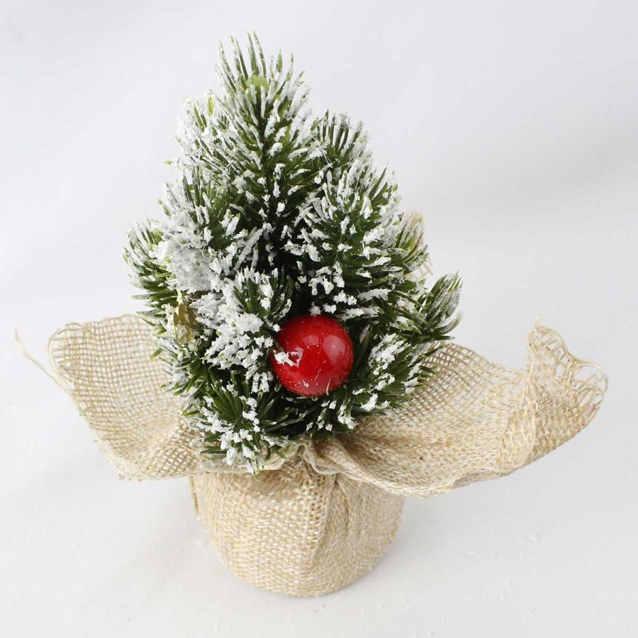 クリスマス ツリー ミニ 卓上 17cm ヌード もみの木 北欧 クリスマス