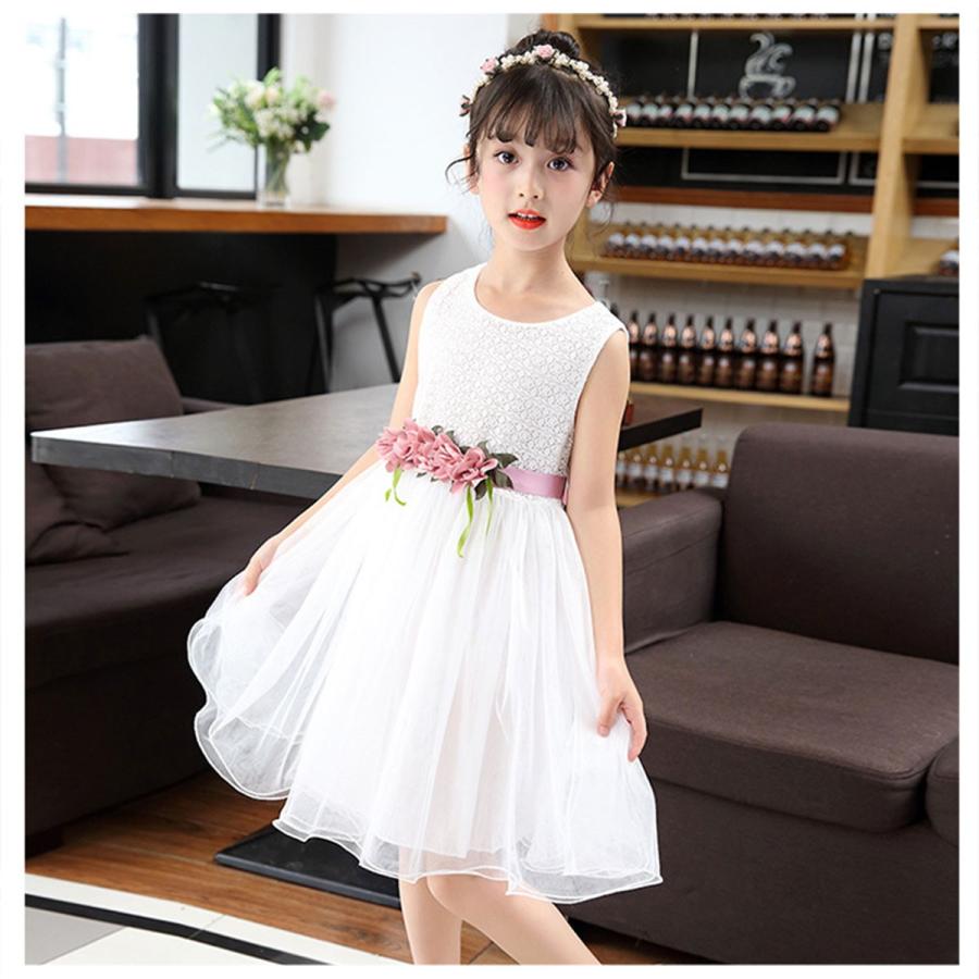 当社の 子供服 ピアノ発表会や結婚式におすすめのおしゃれで上品な子供ドレス 七五三の写真撮影やフラワーガールやリングガールの衣装にもどうぞ Pc857 ウエストビジューの洗練レースドレスtak 女の子 フォーマル ドレス キッズ キャサリンコテージ小学生 女の子 Admin
