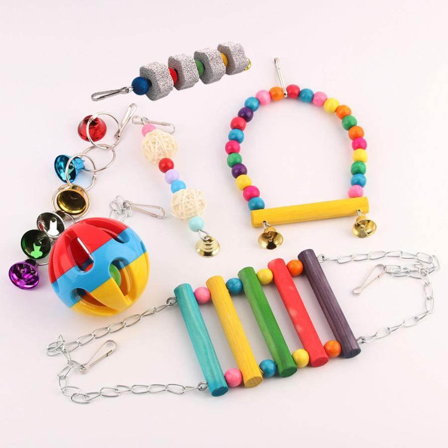 インコ おもちゃ 吊り下げ 鳥 止まり木 木製 ブランコ 小鳥 とまり木