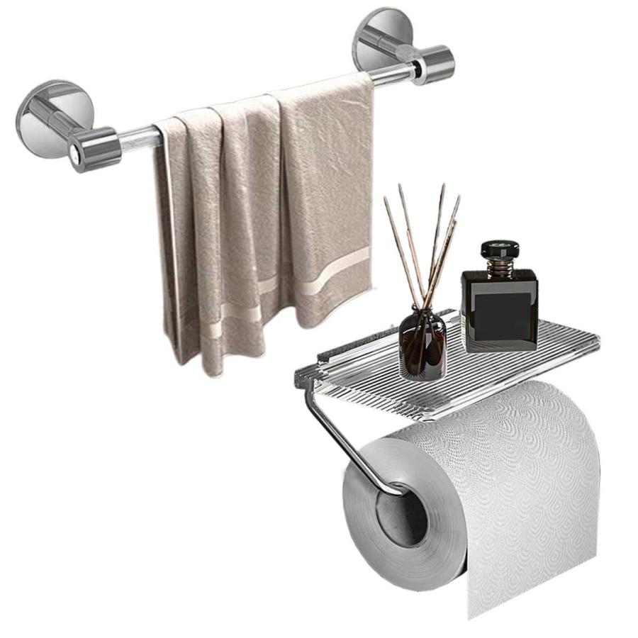 2点セット】トイレットペーパーホルダー タオルホルダー ペーパー