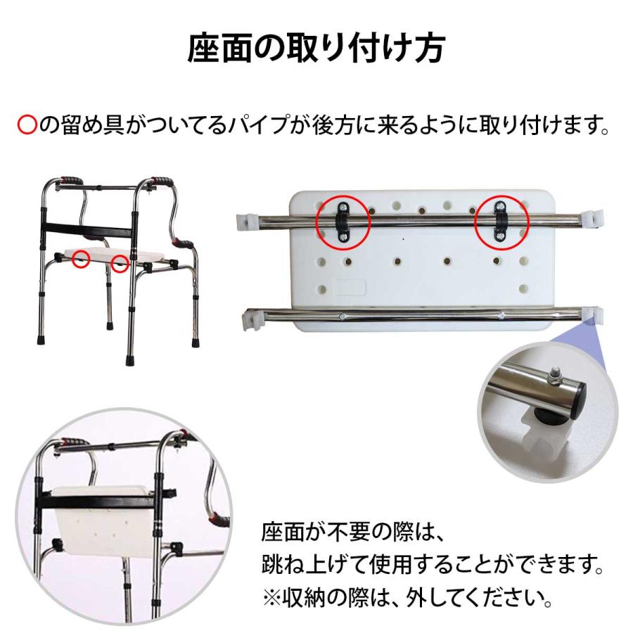 折り畳み式＆3WAY】歩行器 室内 高齢者 室内用 屋外 軽量 おしゃれ