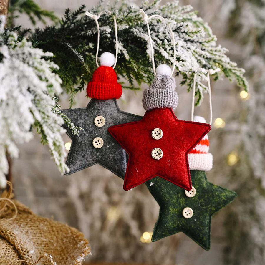 10点セット】クリスマス オーナメント フェルト クリスマスツリー 飾り