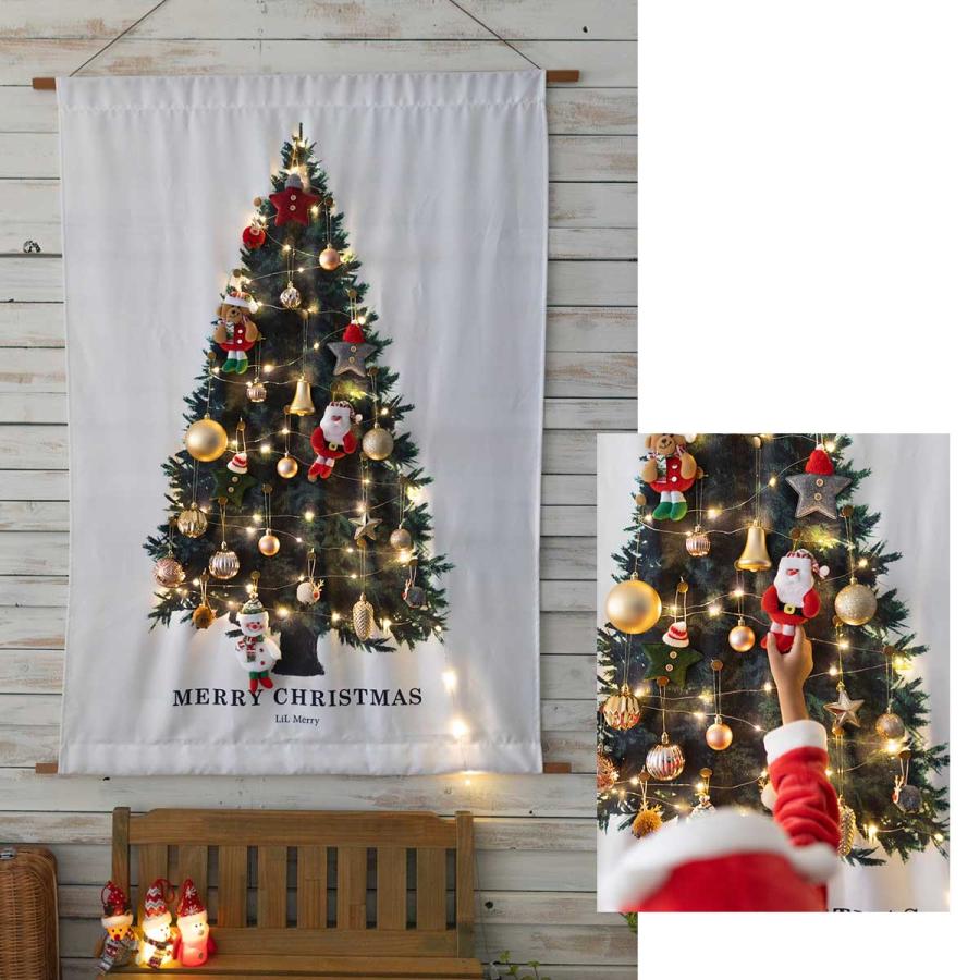 10点セット】クリスマス オーナメント フェルト クリスマスツリー 飾り