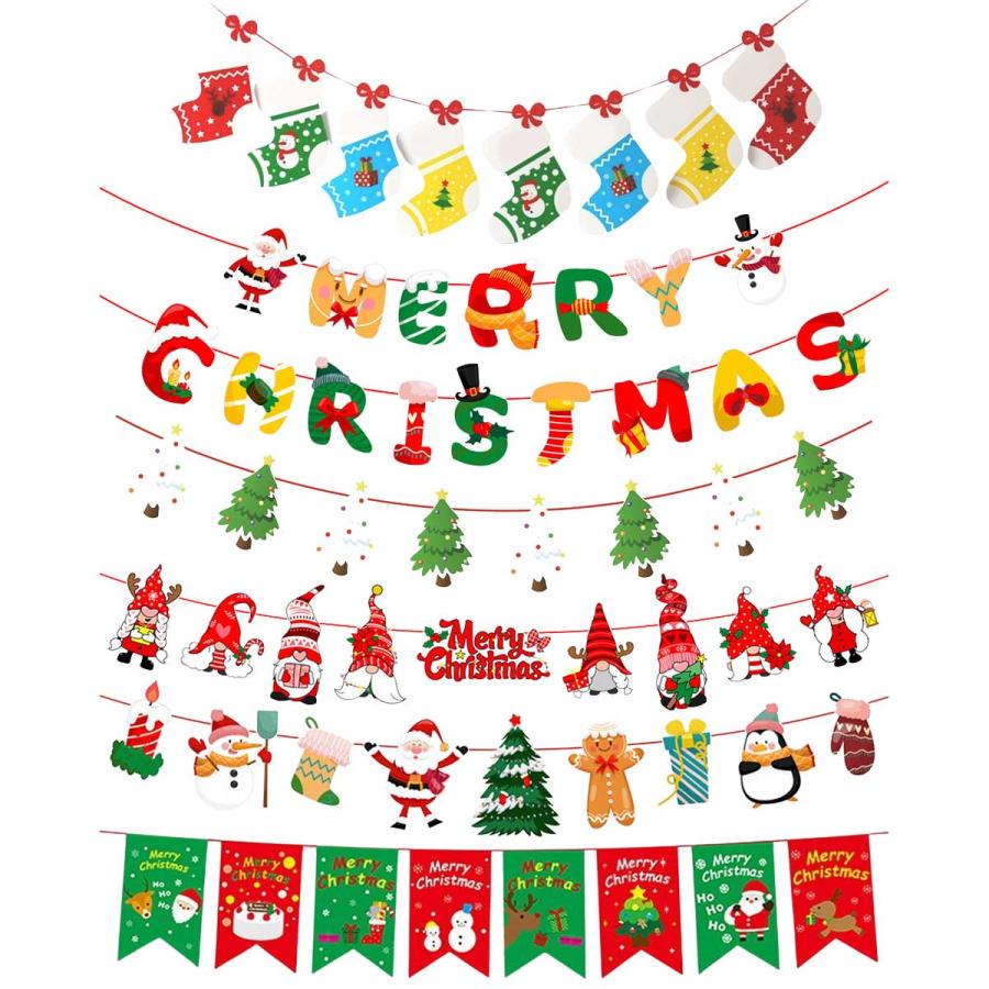 クリスマス ガーランド 飾り セット 室内 メリークリスマス 飾り付け