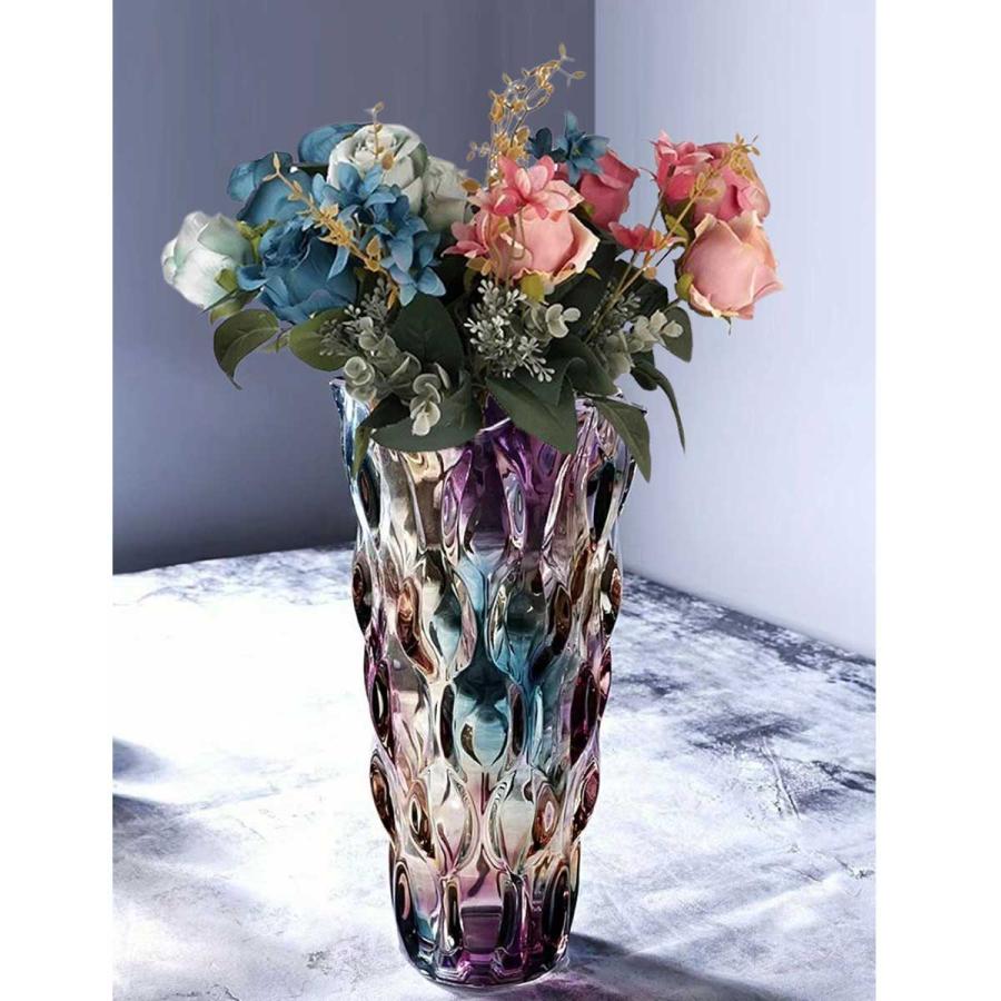 バカラ　花瓶　フラワー　ベース Amazon.co.jp: 北欧風 モダンアート 花瓶 フラワーベース 透明