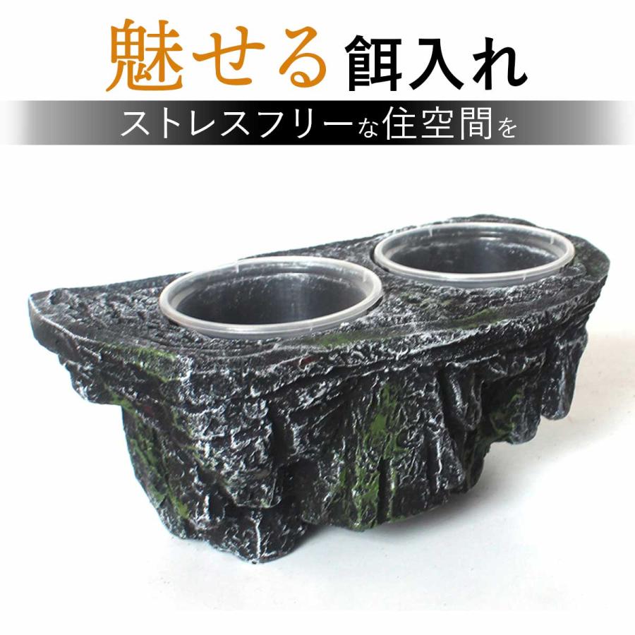 爬虫類 水入れ エサ入れ 吸盤 ウォーターディッシュ 餌入れ エサ皿