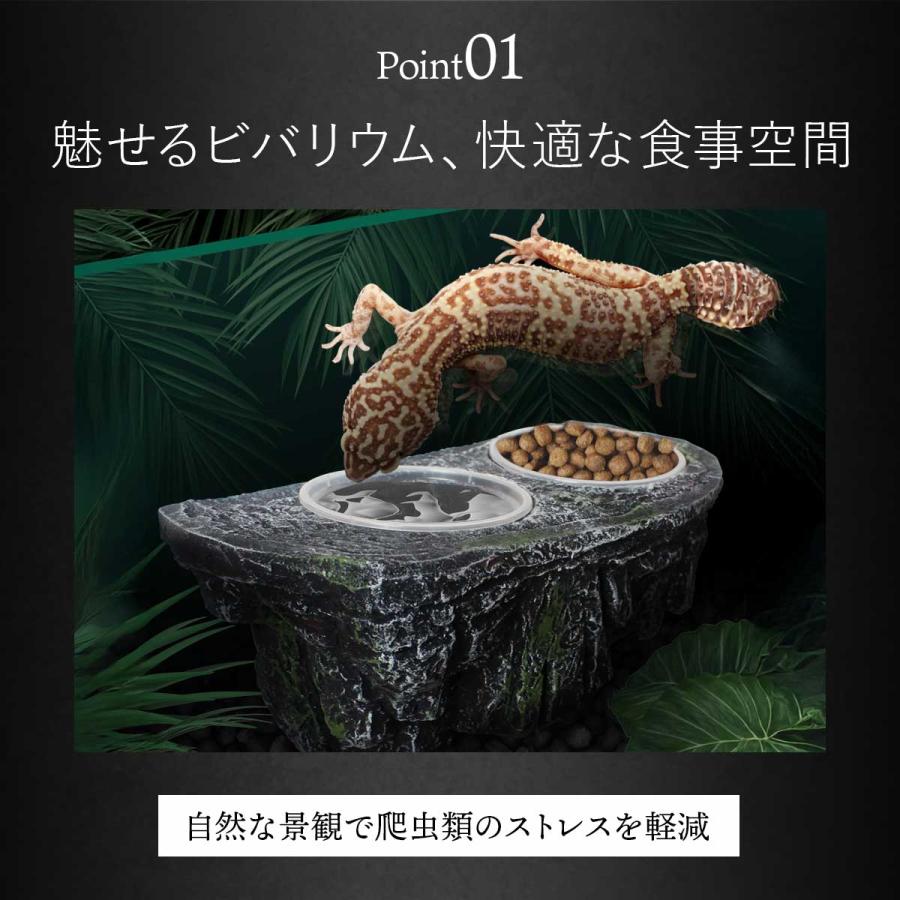 爬虫類 水入れ エサ入れ 吸盤 ウォーターディッシュ 餌入れ エサ皿
