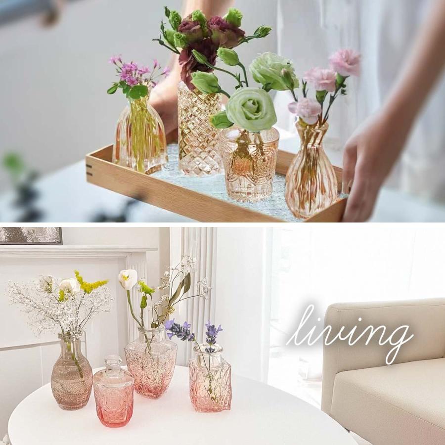 12個セット】花瓶 おしゃれ 陶器 花瓶 ガラス 小さい 一輪挿し