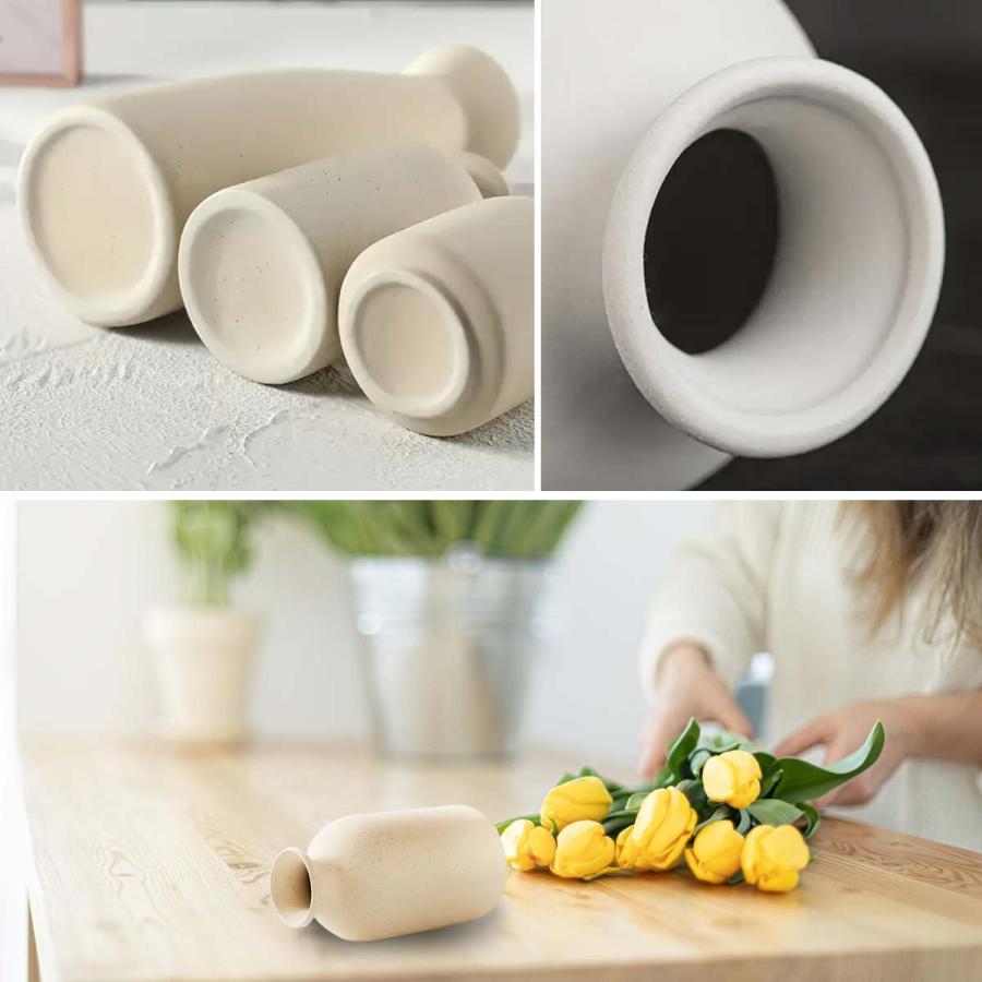 花瓶 おしゃれ 陶器 セラミック 一輪挿し ガラス フラワーベース 北欧
