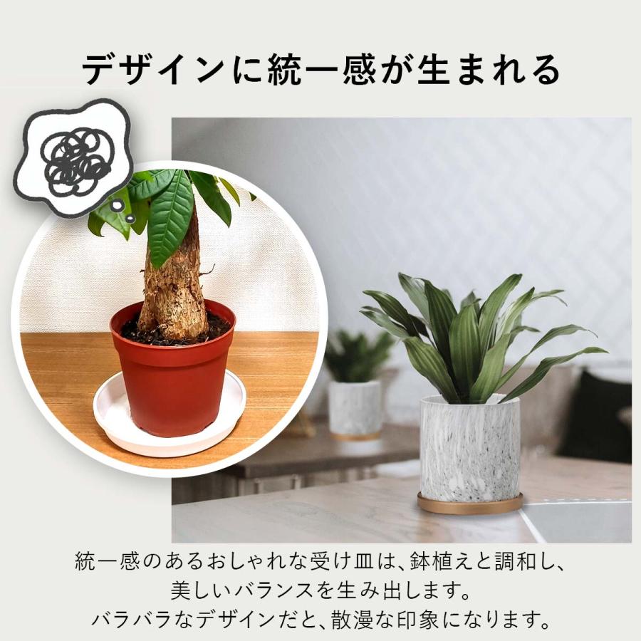 受け皿セット】植木鉢 おしゃれ プランター 陶器 受け皿 観葉植物 鉢