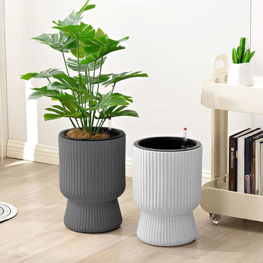 植木鉢 大型 プラスチック おしゃれ 室内 6号 8号 プランター 軽量