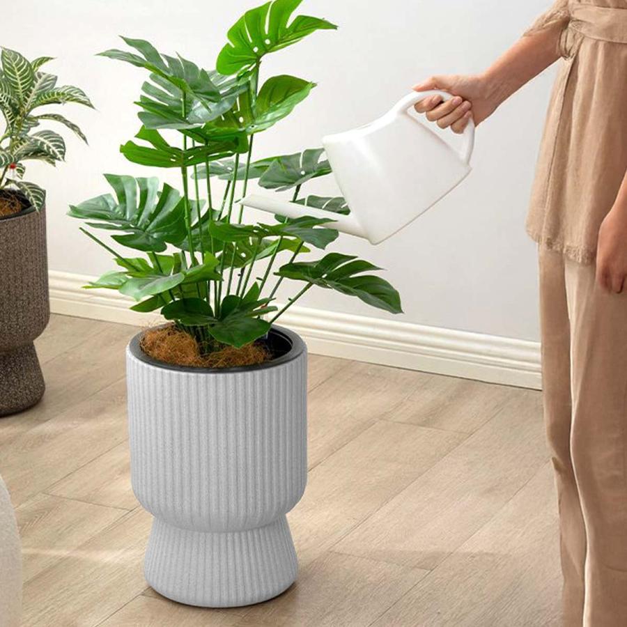 植木鉢 大型 プラスチック おしゃれ 室内 6号 8号 プランター 軽量