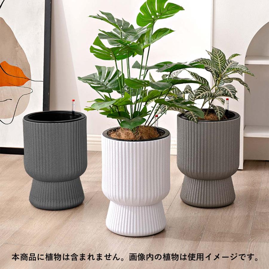 植木鉢 大型 プラスチック おしゃれ 室内 6号 8号 プランター 軽量