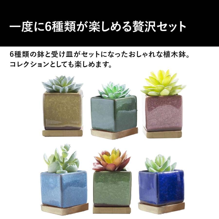 植木鉢 おしゃれ 多肉植物 プランター セット 陶器 鉢 観葉植物 : いい