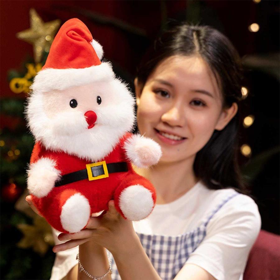 クリスマス サンタ ぬいぐるみ 人形 2個 セット : いいひ - 通販