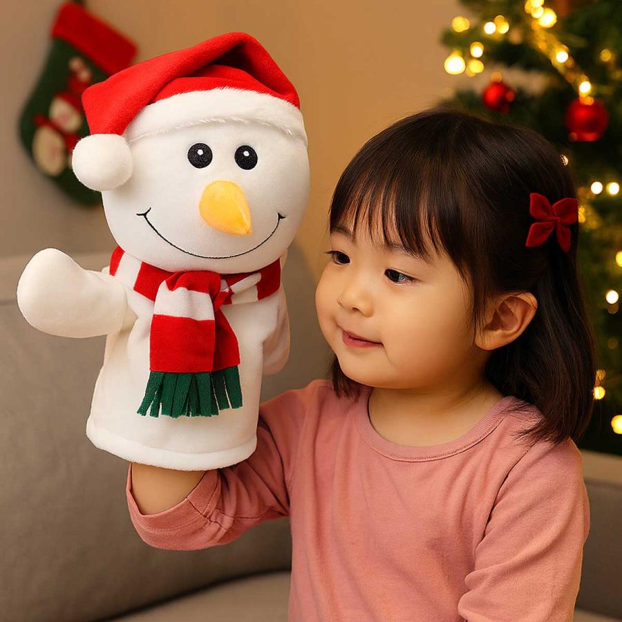 クリスマス パペット 人形 セット サンタ ぬいぐるみ : いいひ - 通販