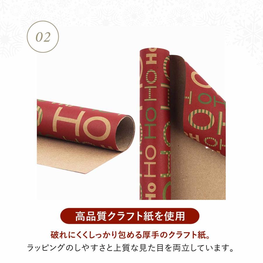 クリスマス ラッピング 包装紙 セット ラッピングペーパー ギフト 梱包