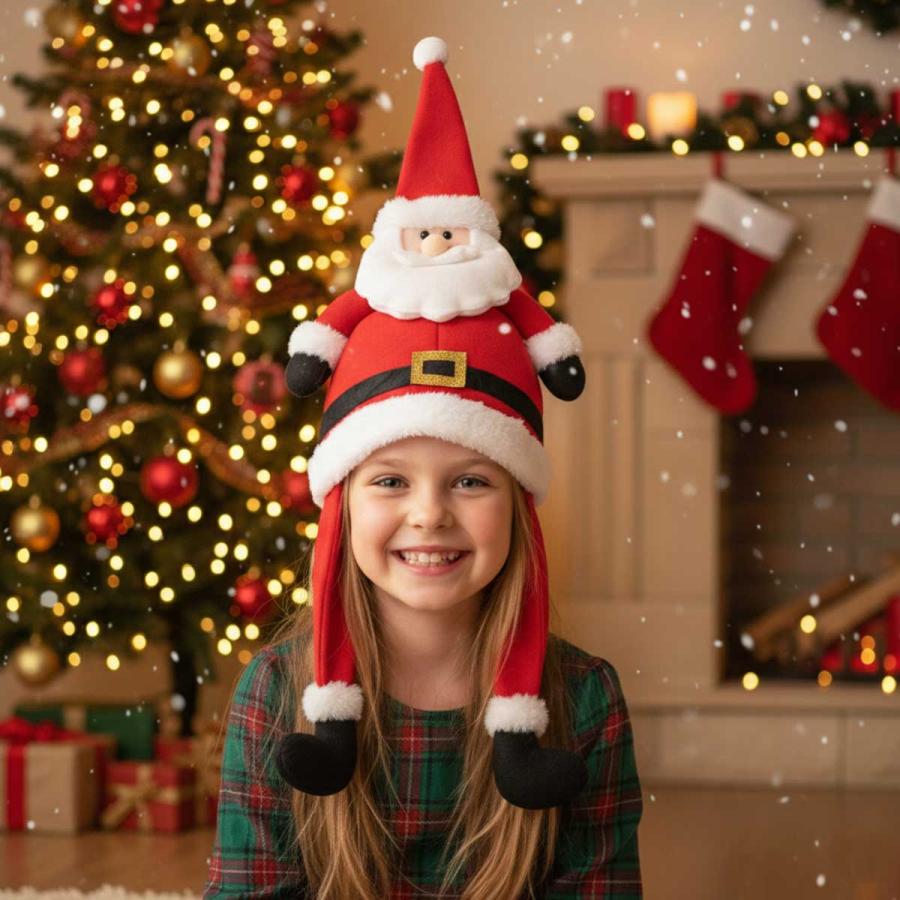 クリスマス 帽子 サンタ おもしろ 被り物 : いいひ - 通販 - Yahoo